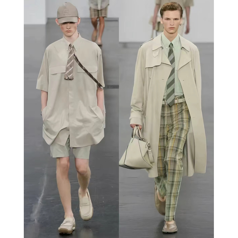 48号链接秋冬高端针织提花男士轻奢保暖外套 7031