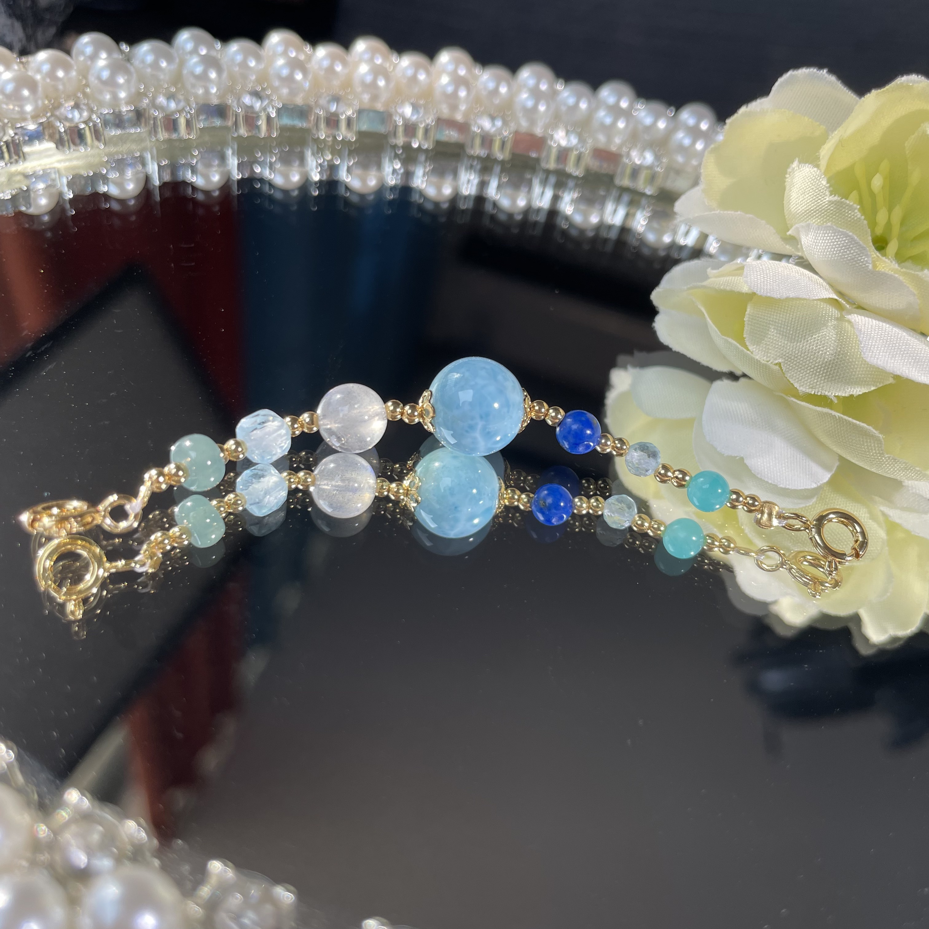 蓝色系多宝万能延长链 KT25101019