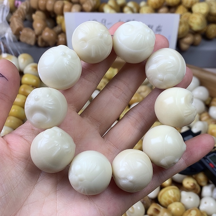 吊坠菩提根/象牙果象牙果机器猫瑕疵 不退不换