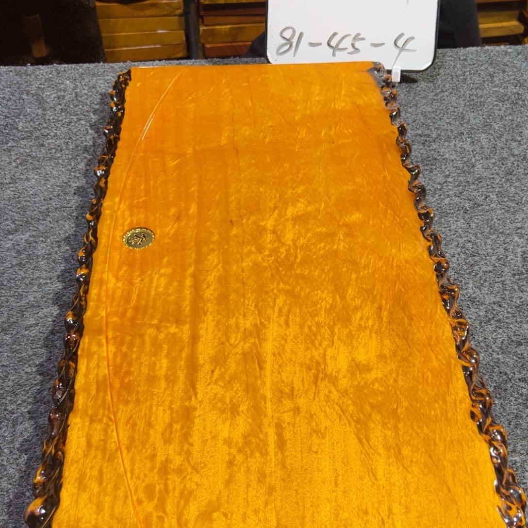 小***柜缅甸大叶金丝楠实木茶盘