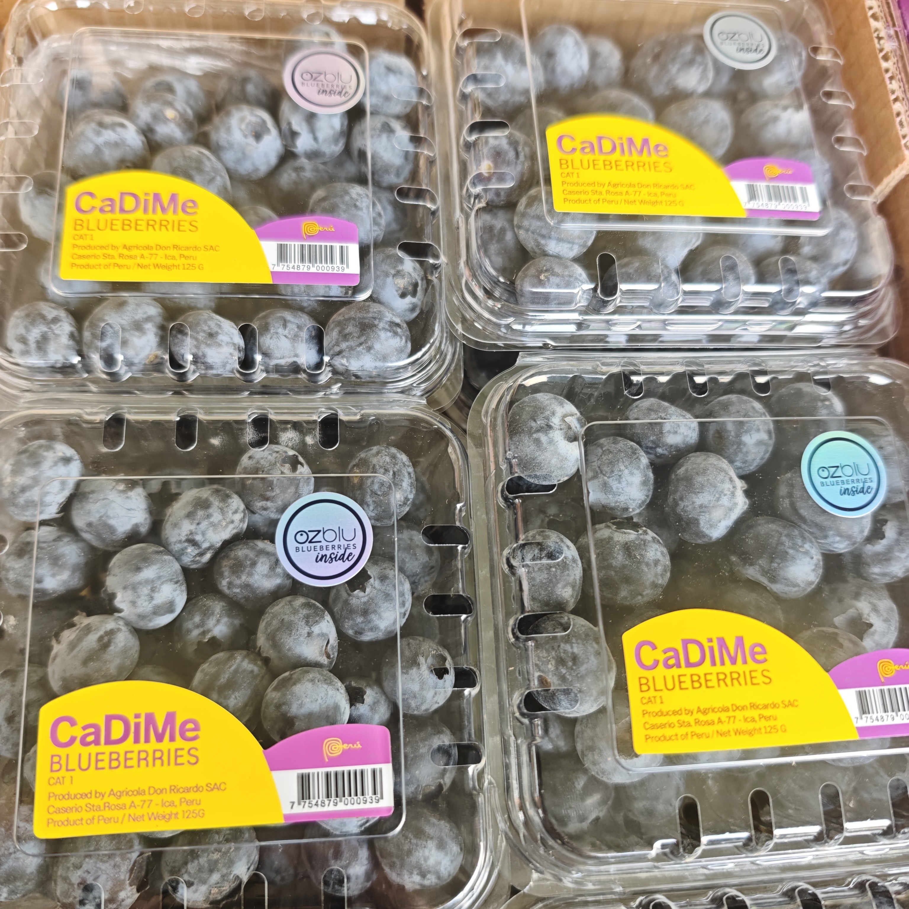 OZ花香蓝莓16mm125g顺丰包邮