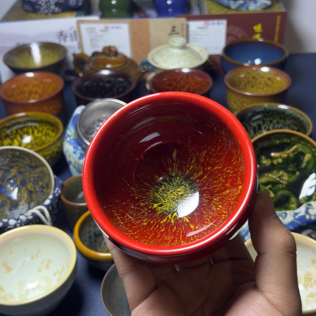 茶盏建阳建盏喝茶主人杯