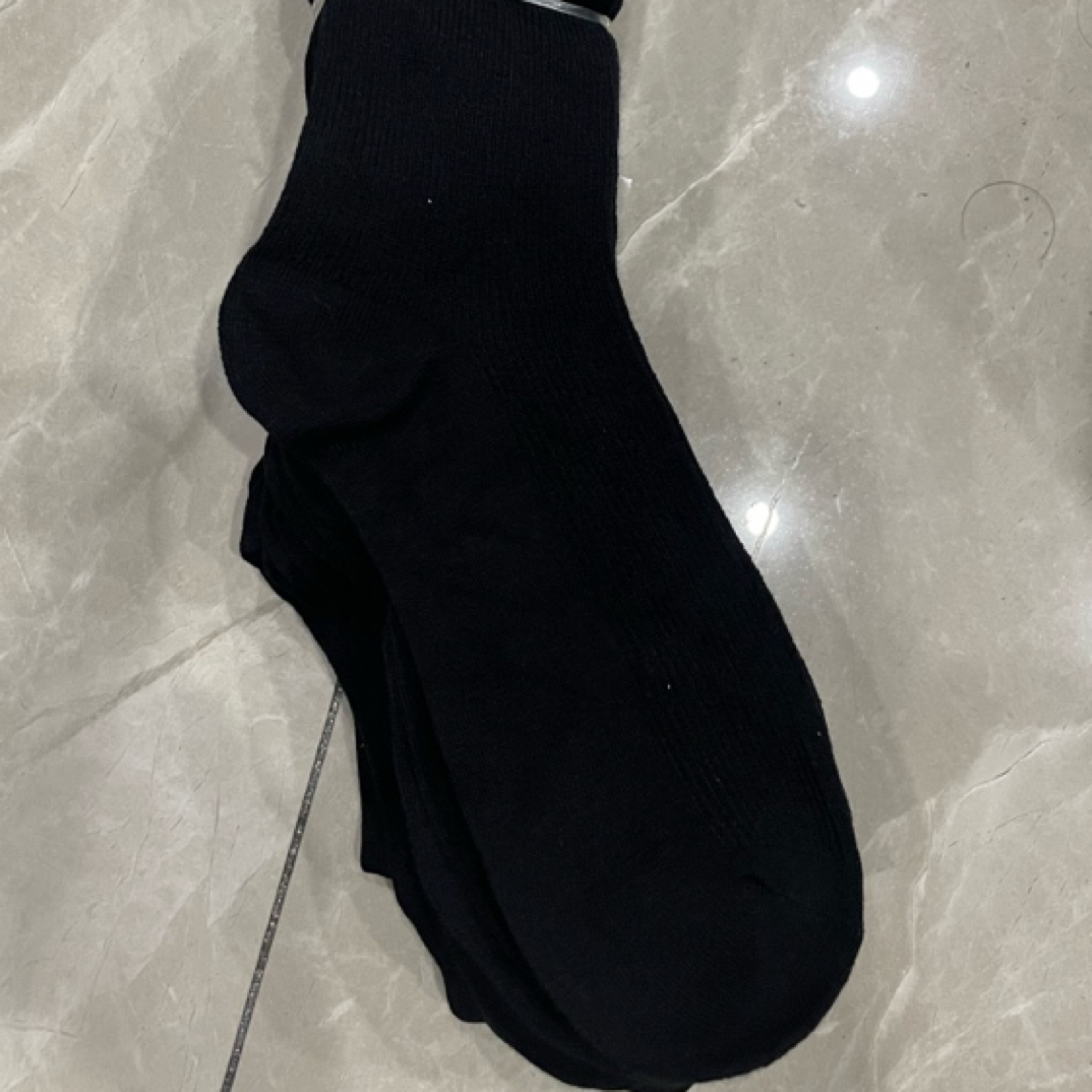 十双男式双针双路棉袜