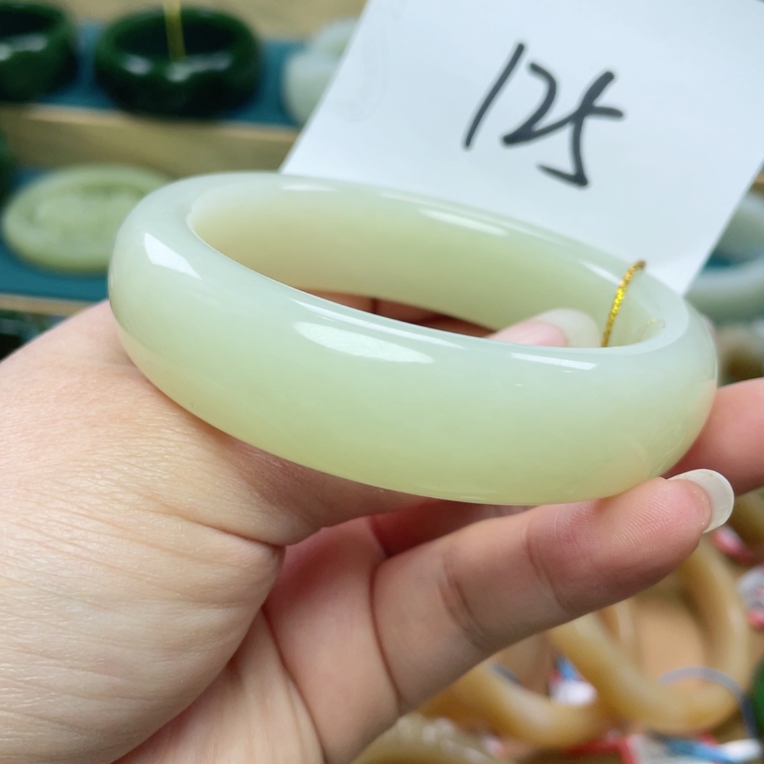 未镶嵌手镯和田玉圈口59