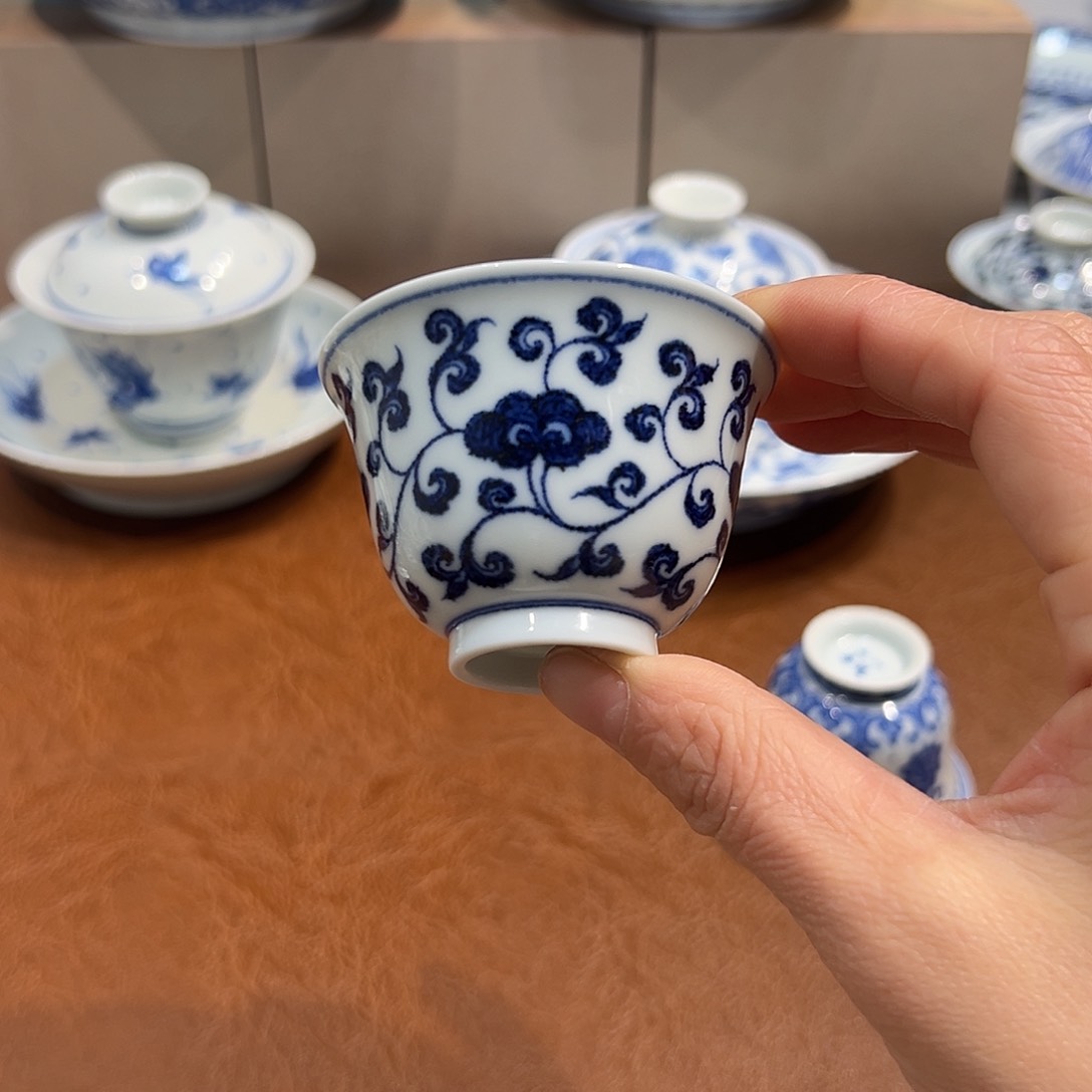 杯子灵芝纹闻香杯60毫升