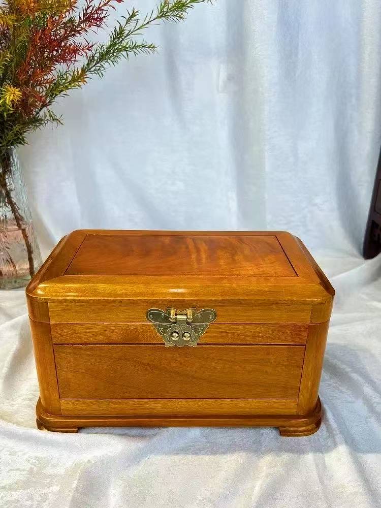 金丝楠圆角珠宝首饰盒通货/单个