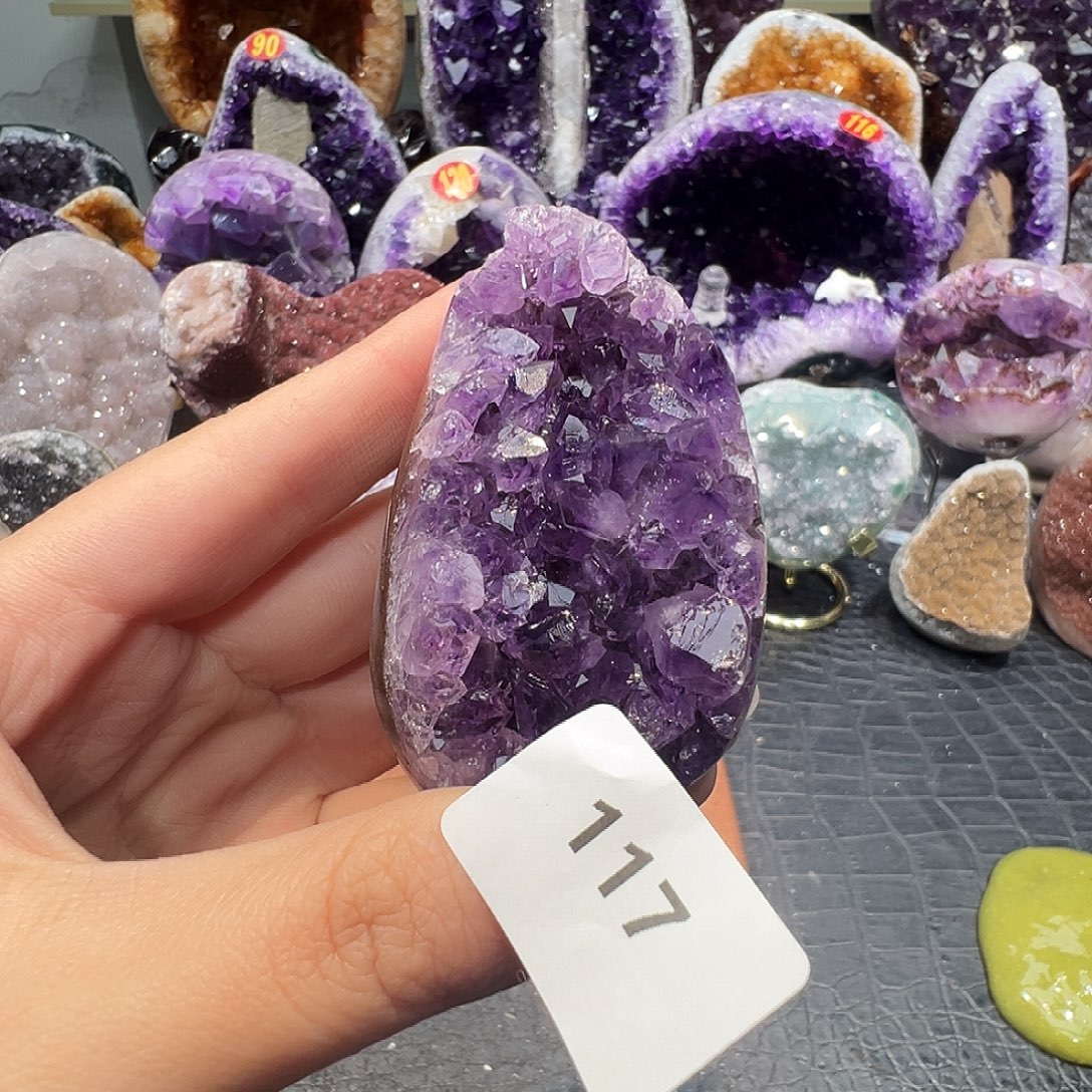 未镶嵌珠宝半成品紫晶