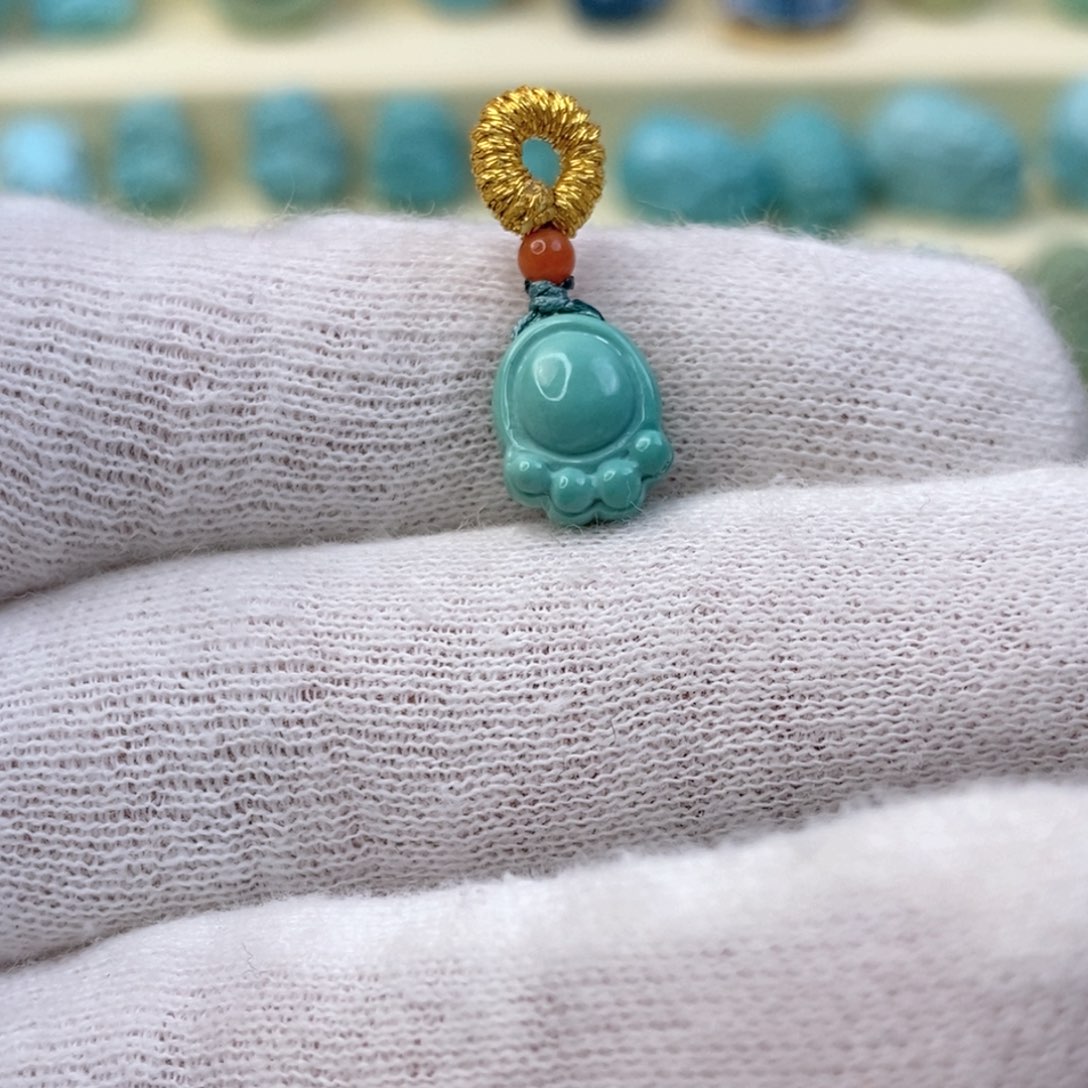 未镶嵌绿松石珠宝奇石