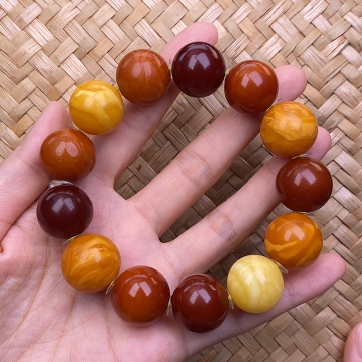 琥珀未镶嵌裸石蜜蜡M