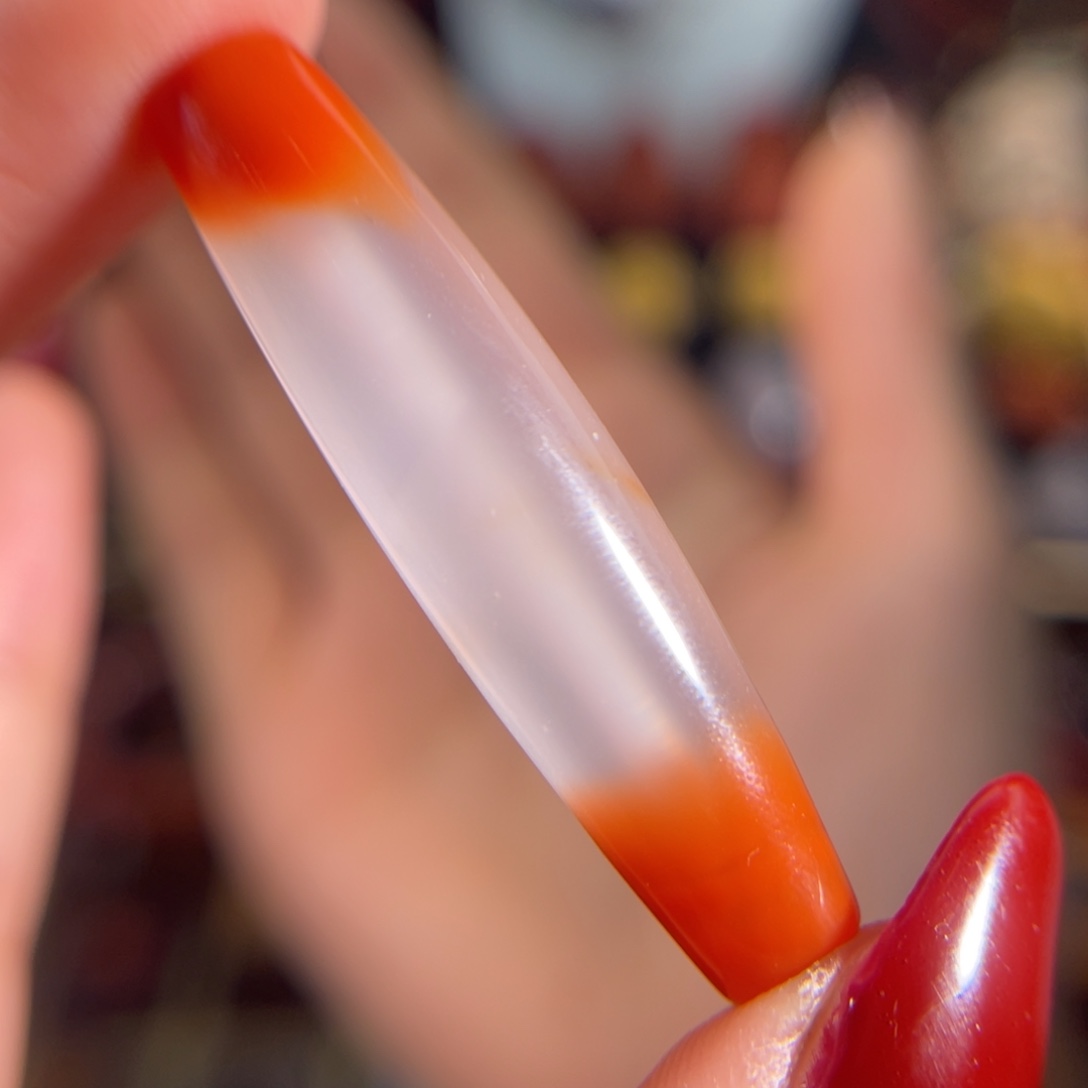 南红玛瑙滴水洞 冰飘勒子未镶嵌