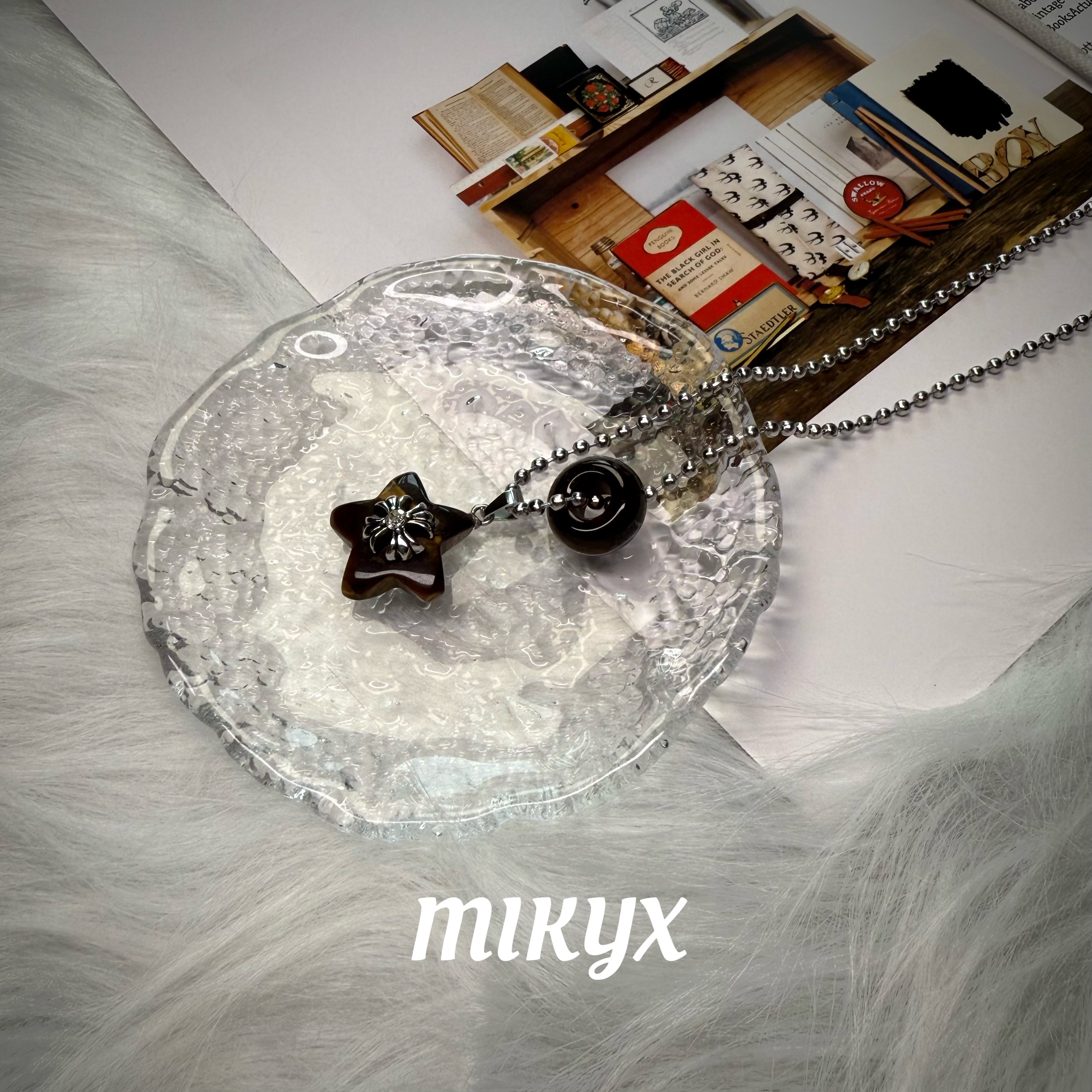 铜合金项链 克克虎眼项链A166