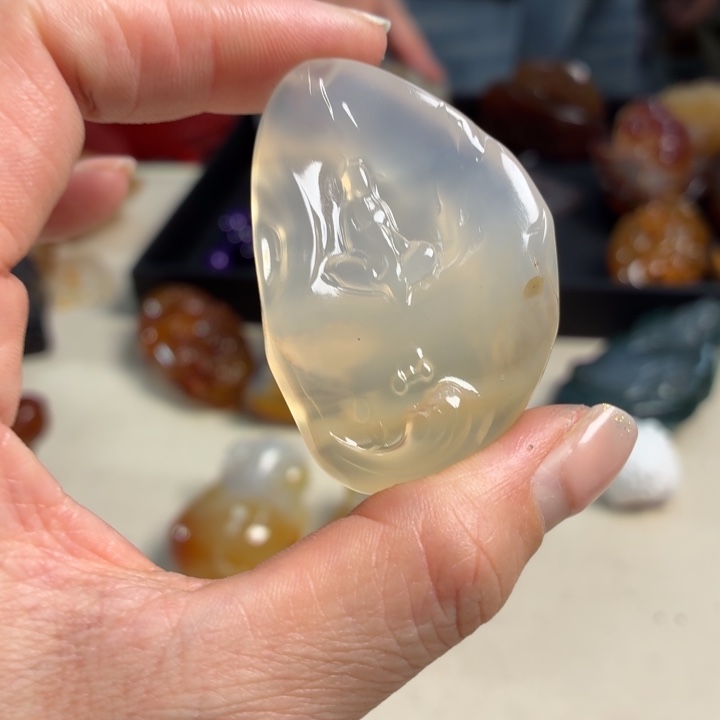 玛瑙/玉髓未镶嵌吊坠(不含链)