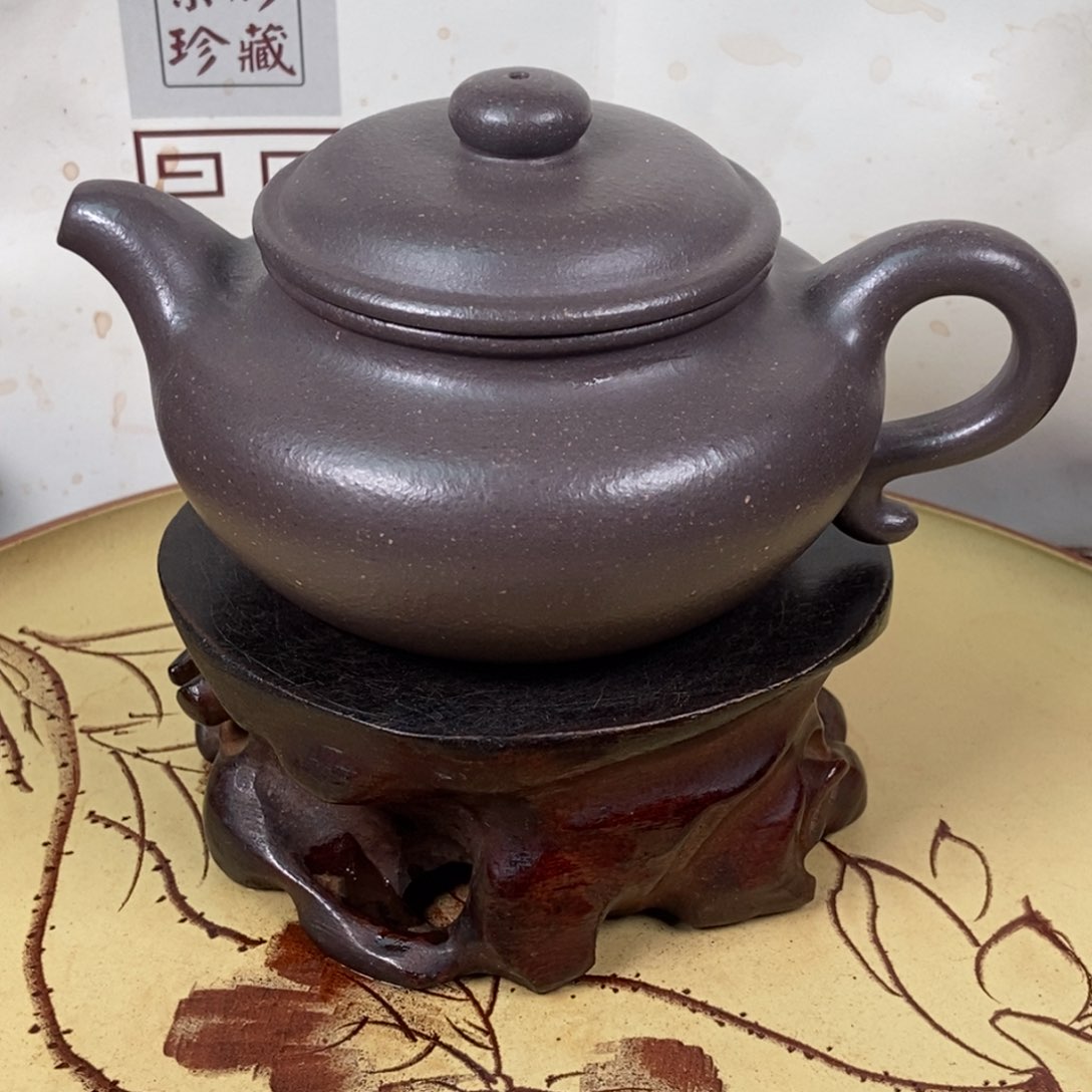紫砂茶壶风**摇容量宜兴紫砂壶