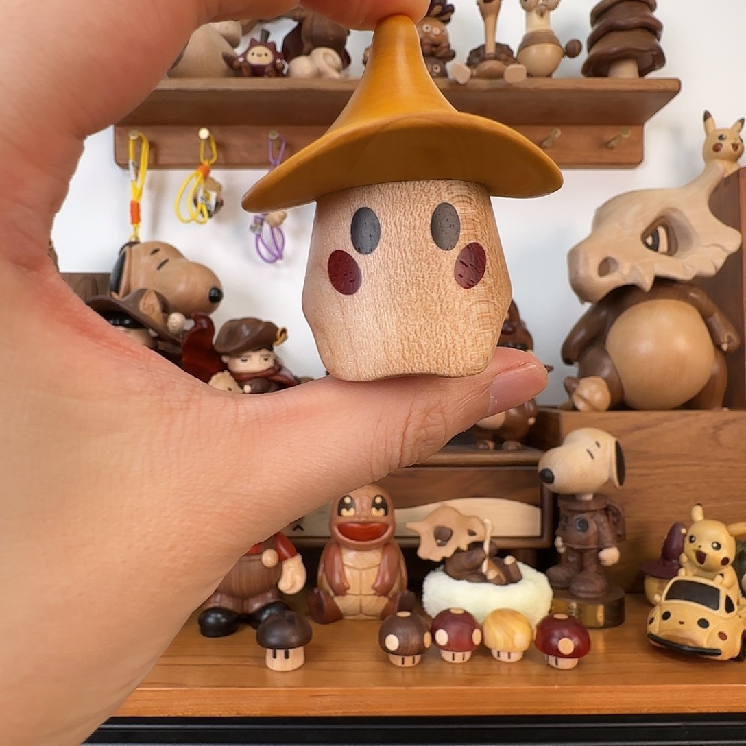*****木小叶黄杨蘑菇摆件