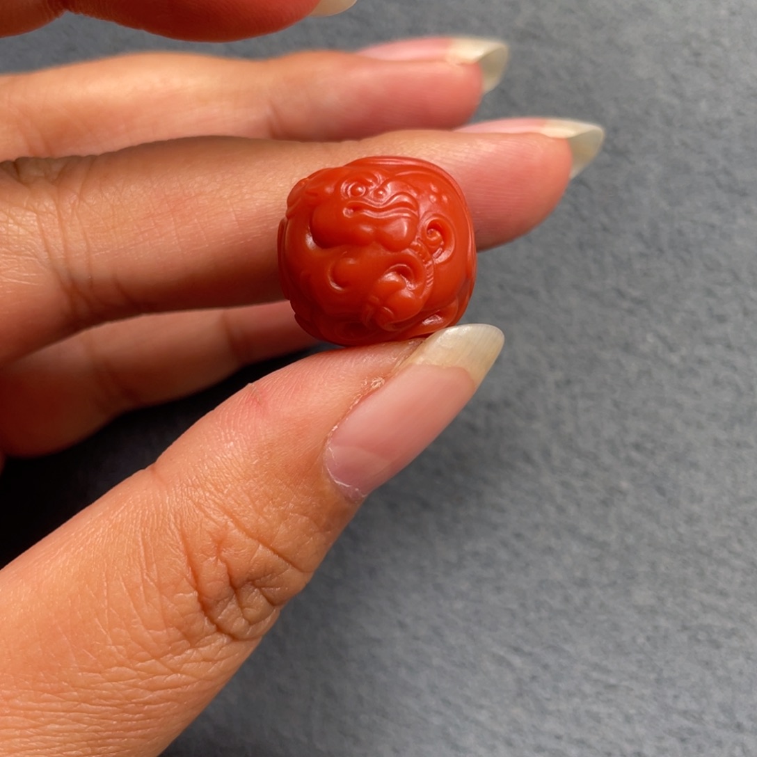 气***-南红玛瑙未镶嵌颈饰