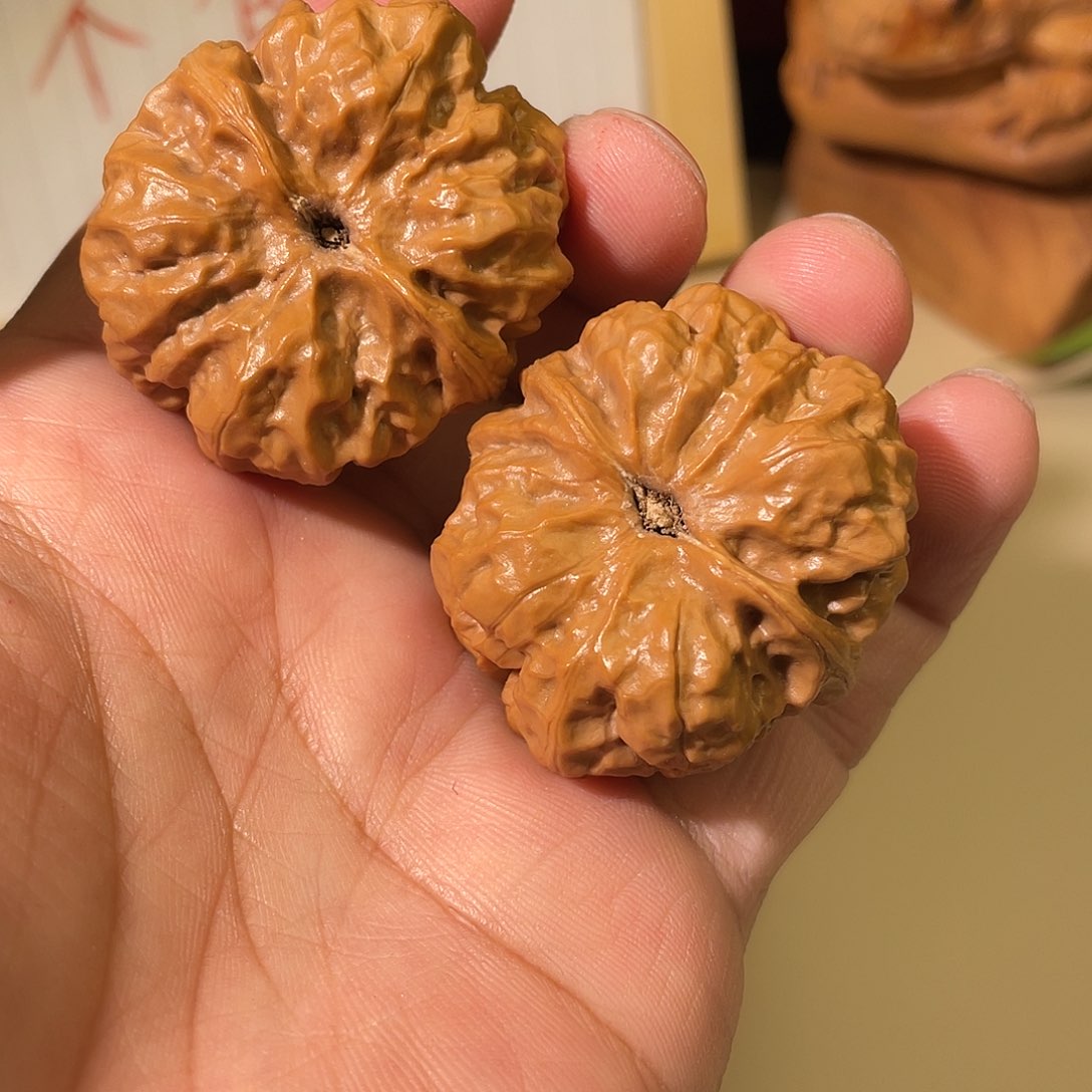 把件文玩核桃陈****上蛤蟆头38