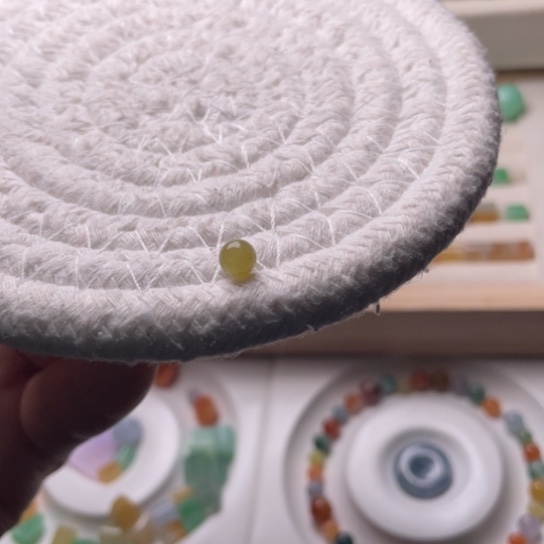 未镶嵌手链翡翠卡5 秋香色