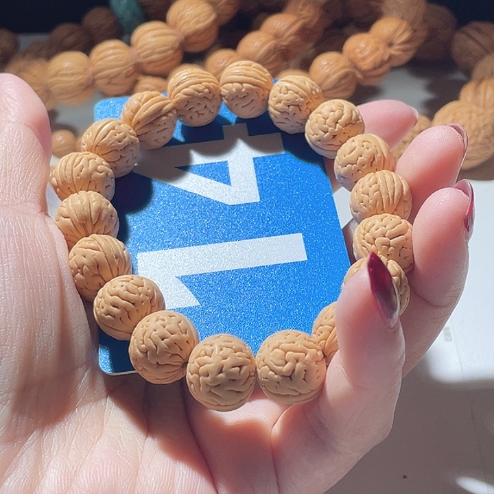 鼬***桃核吊坠桃核手串肌肉14