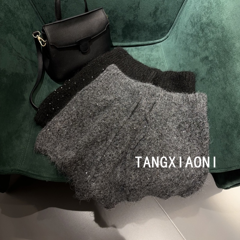 5店 【闪闪小南瓜】两色经典抽绳针织裤潮牌女装潮牌女装