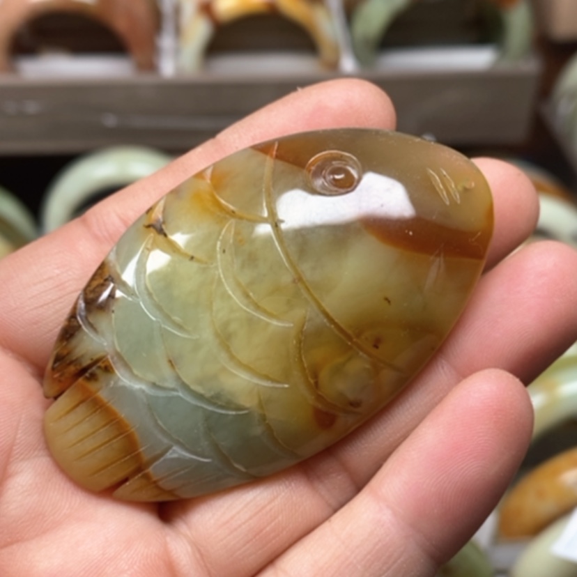 【闪购商品】蛇纹石玉手镯未镶嵌