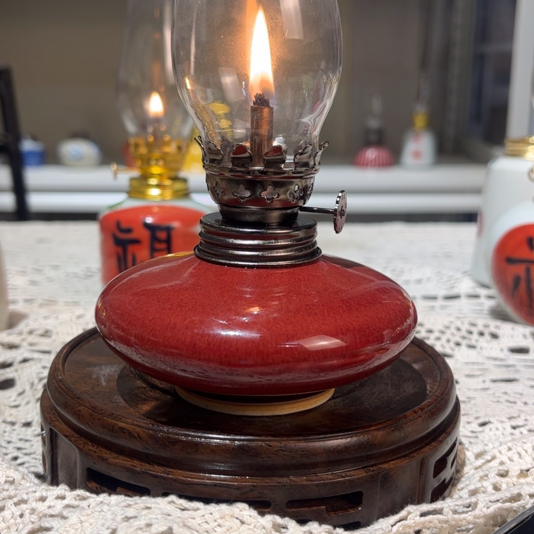 摆件景德镇陶瓷香薰灯