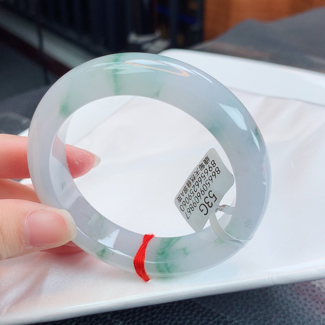 翡翠手镯未镶嵌缅甸天然翡翠a货