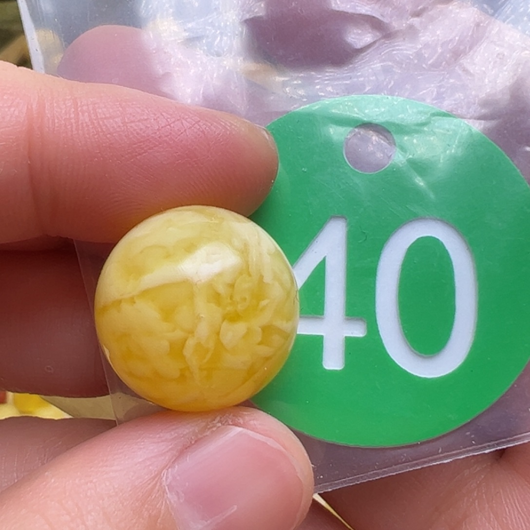 蜜蜡未镶嵌珠宝奇石17.8m m