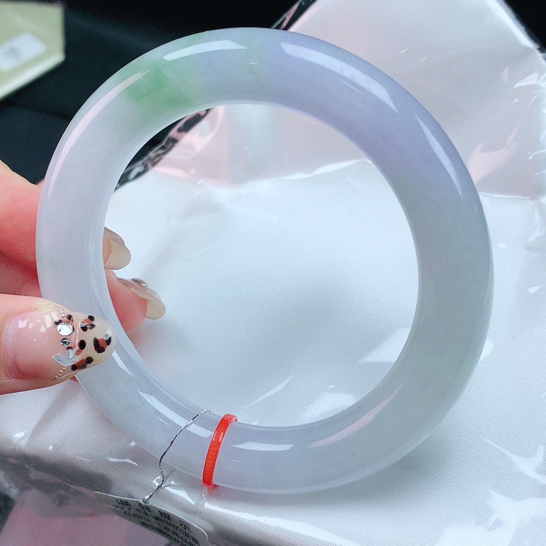 翡翠手镯未镶嵌58胖