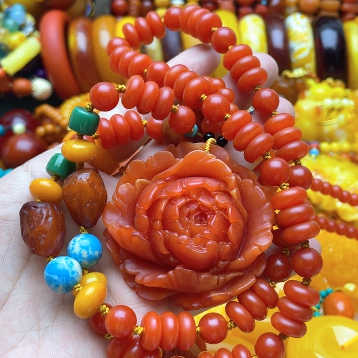 树脂制品2号大花毛衣链