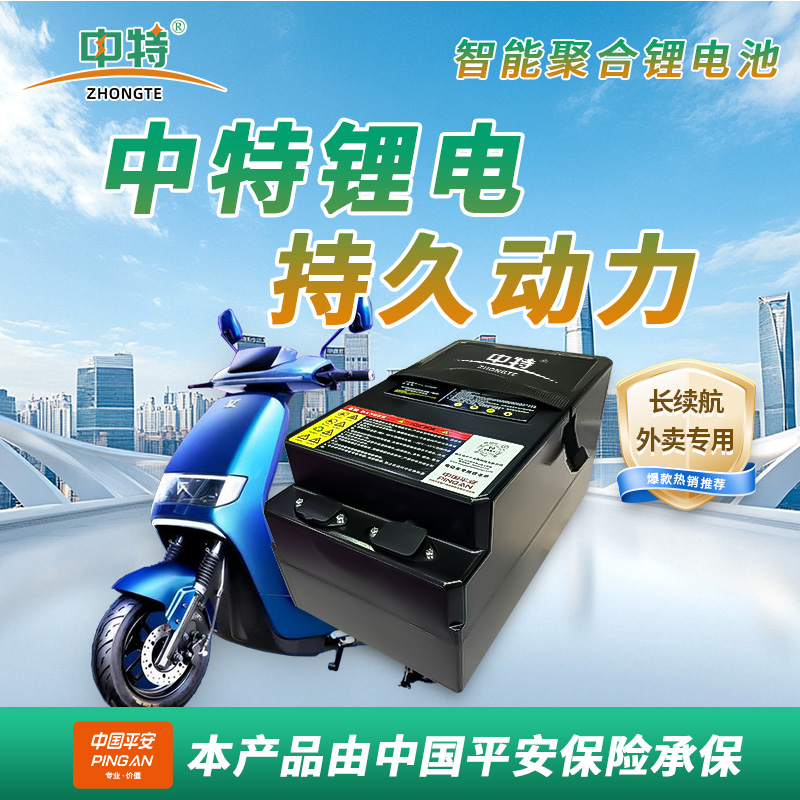 南派·中特锂电池64V/76.8V23型，大品牌新电芯，长续航，外卖车专用。