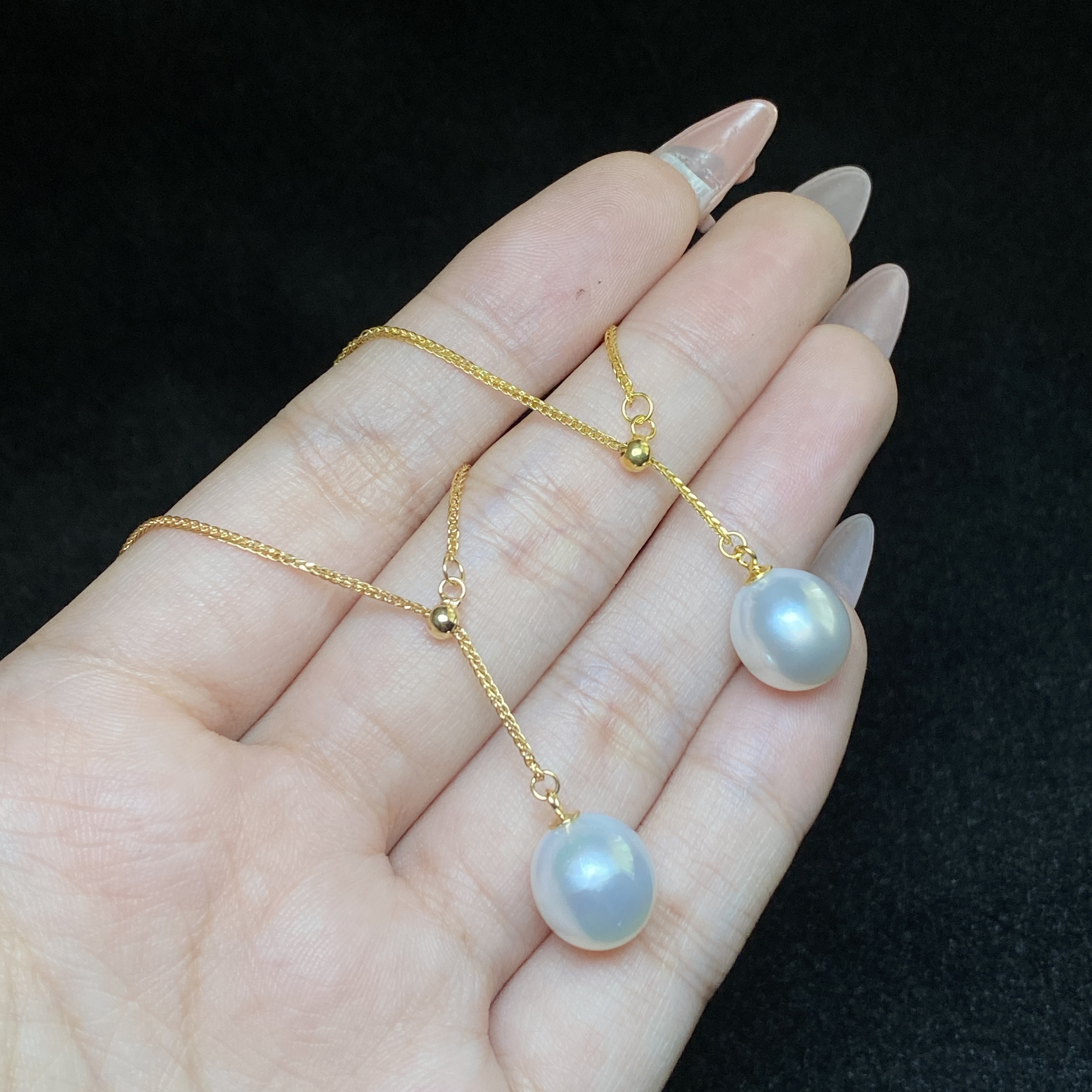 【小北好物】S925银海水珍珠套链约9.5-11mm【多样性发一】QJ19X36