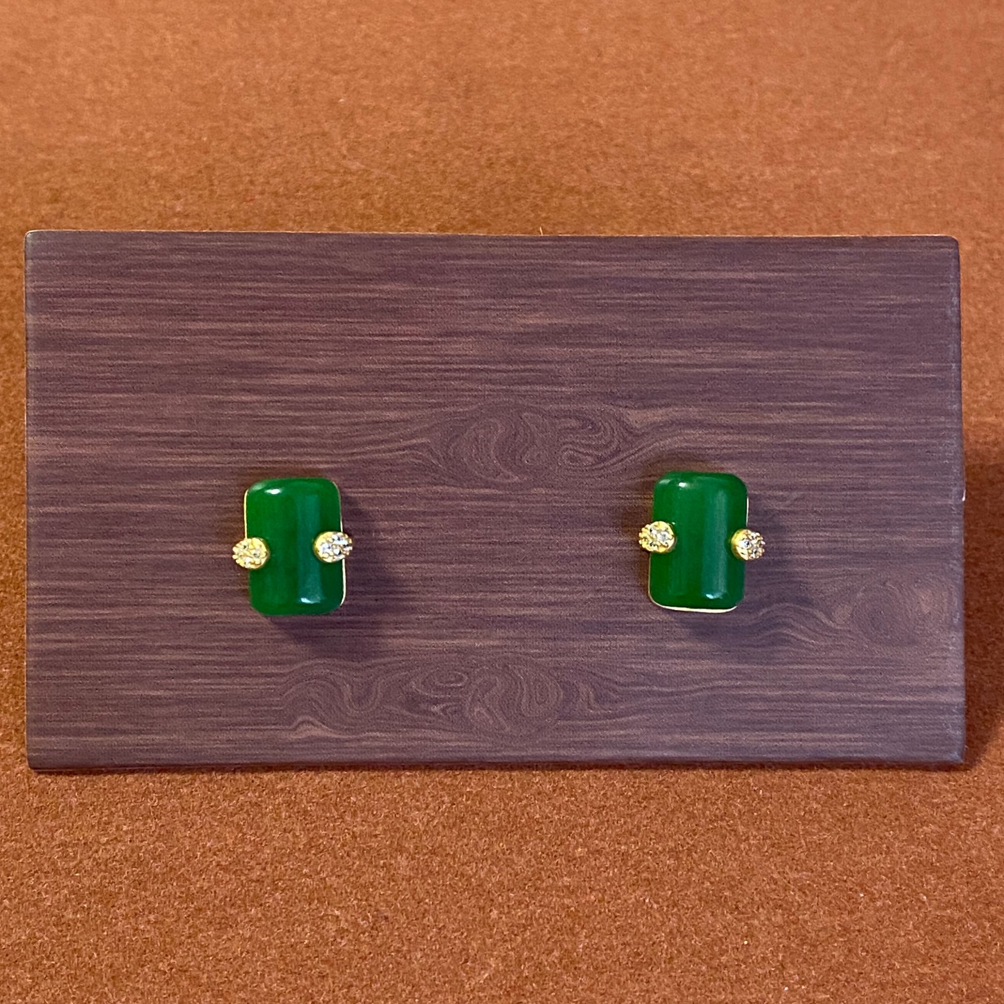 925银耳饰 H291 拉萨发货 纯银镀金耳钉 镶嵌气质精致优雅