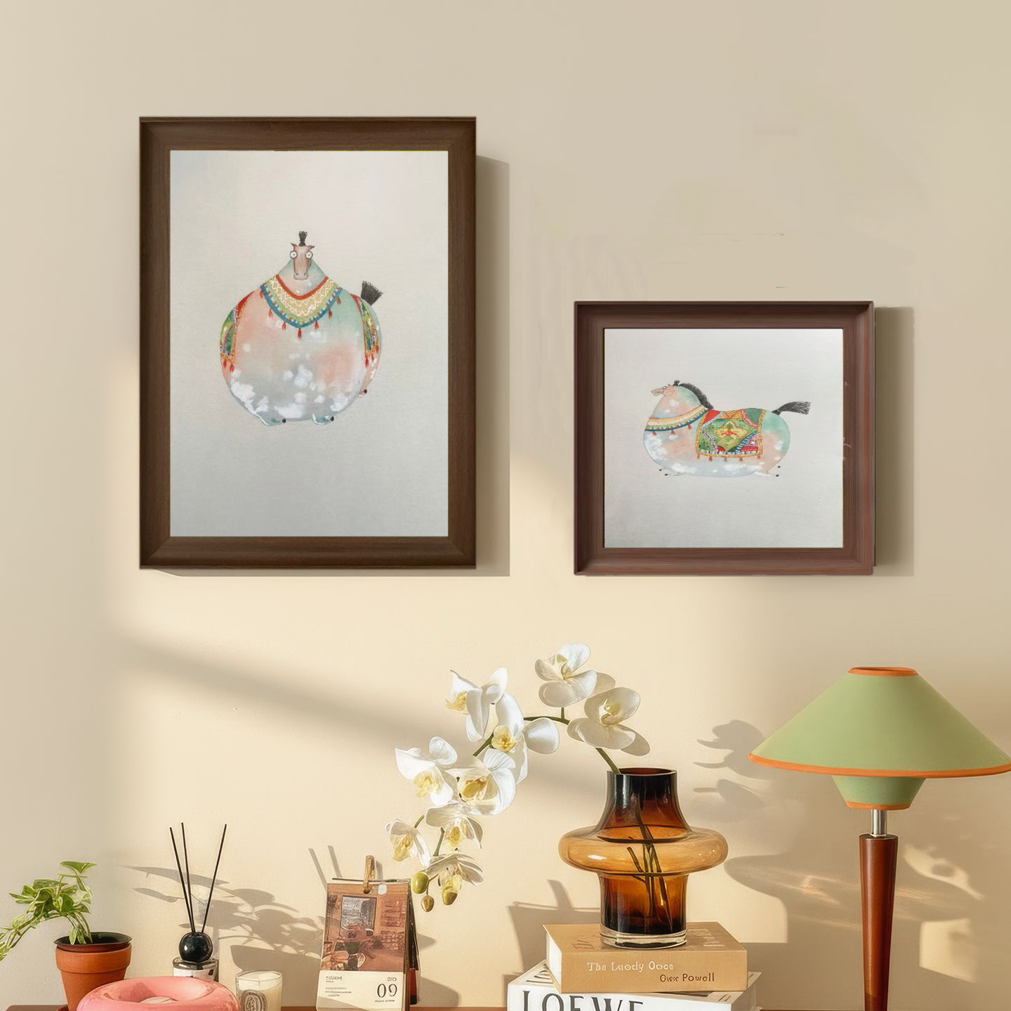 L32高颜值入户玄关客厅办公室房间装饰画40*40*2