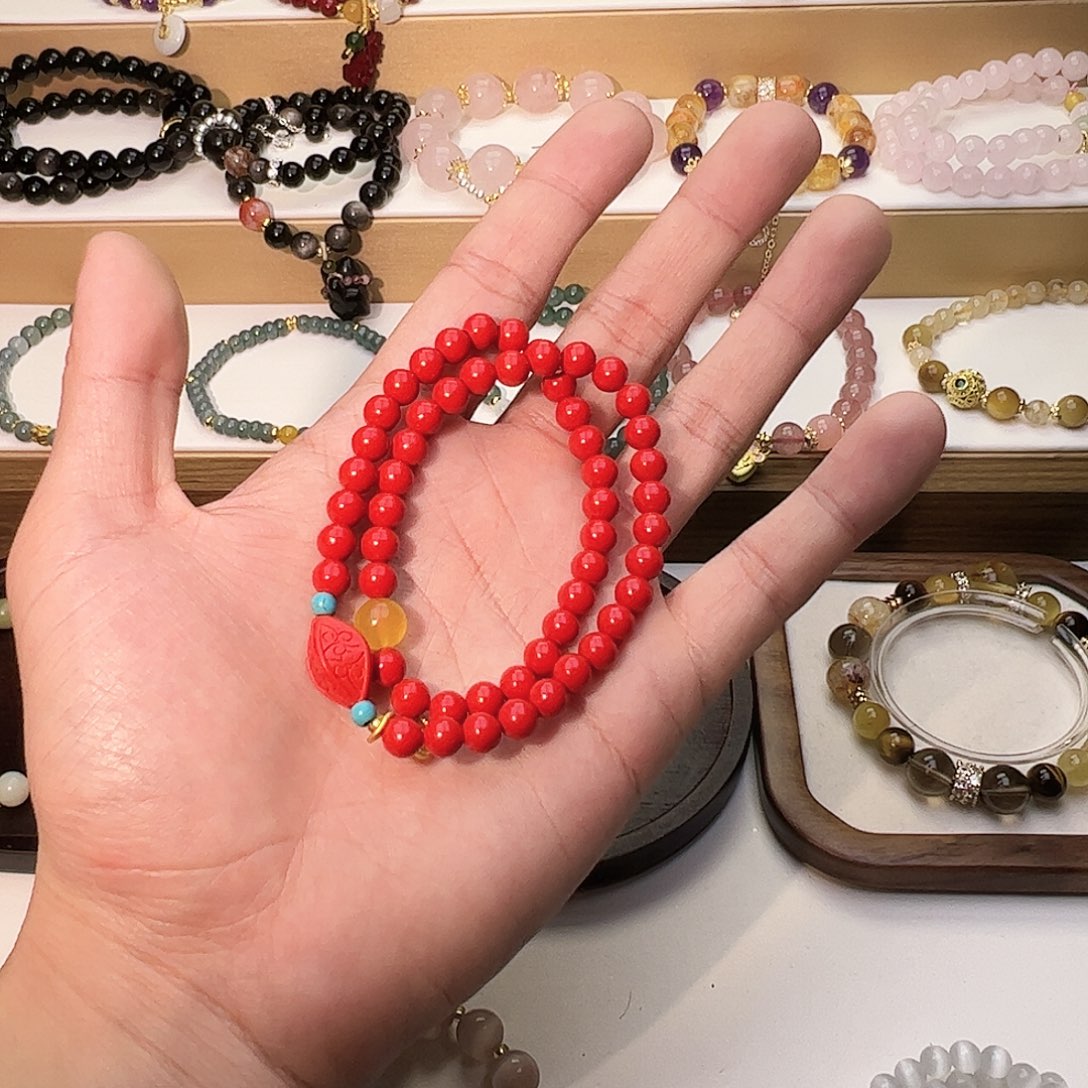 石英质玉手串未镶嵌