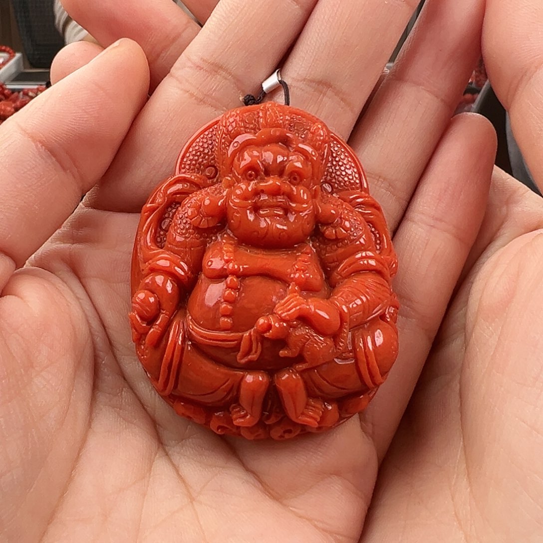 南红玛瑙吊坠未镶嵌