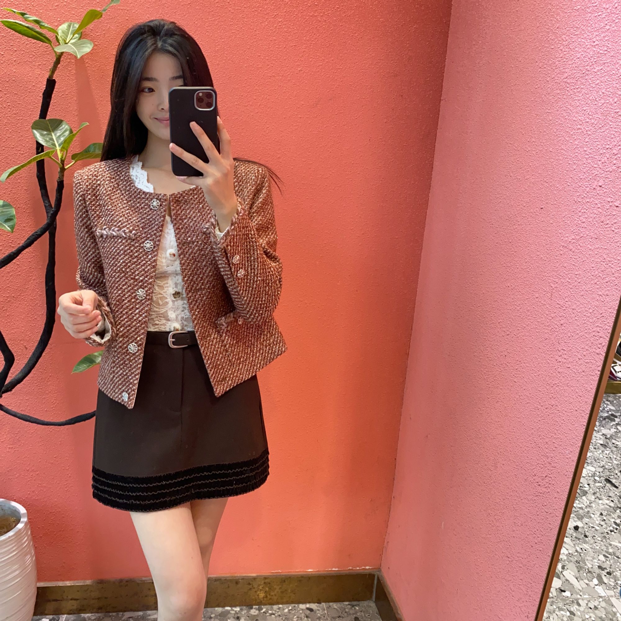 （默茗服装）缤纷糖果小香外套