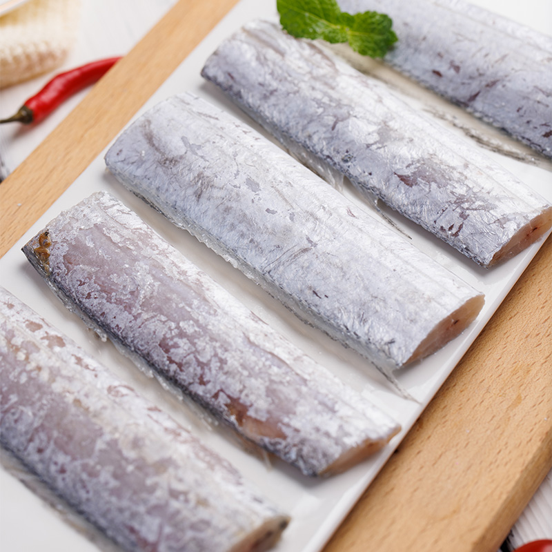 美加佳三去带鱼段500g*5袋 高品质新鲜海捕带鱼中段