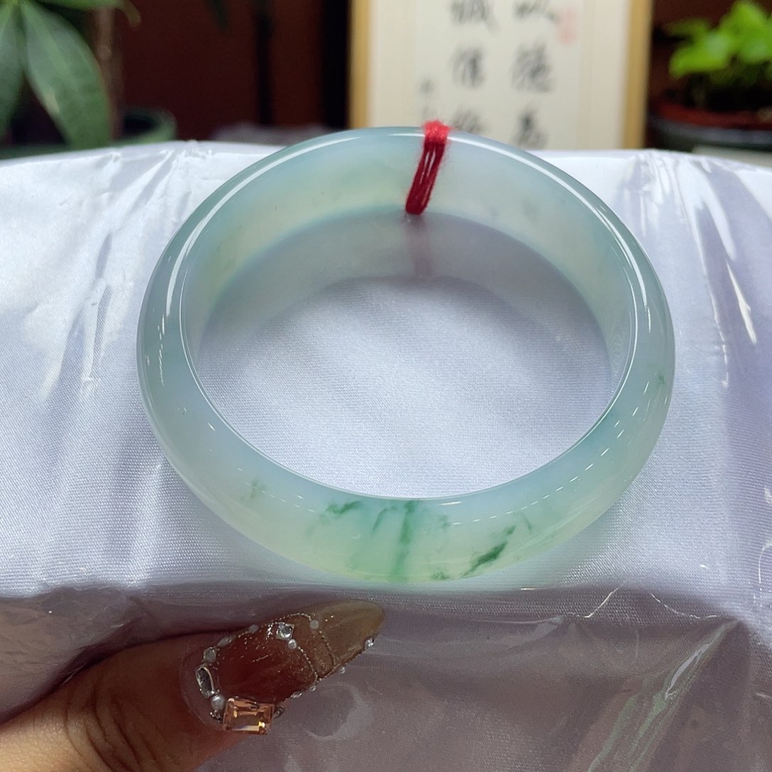 翡翠未镶嵌手镯20号