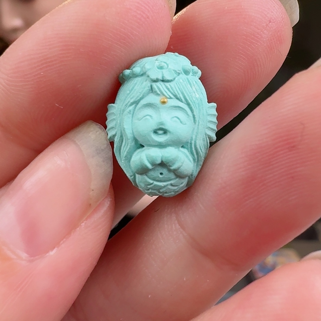 绿松石珠宝奇石未镶嵌