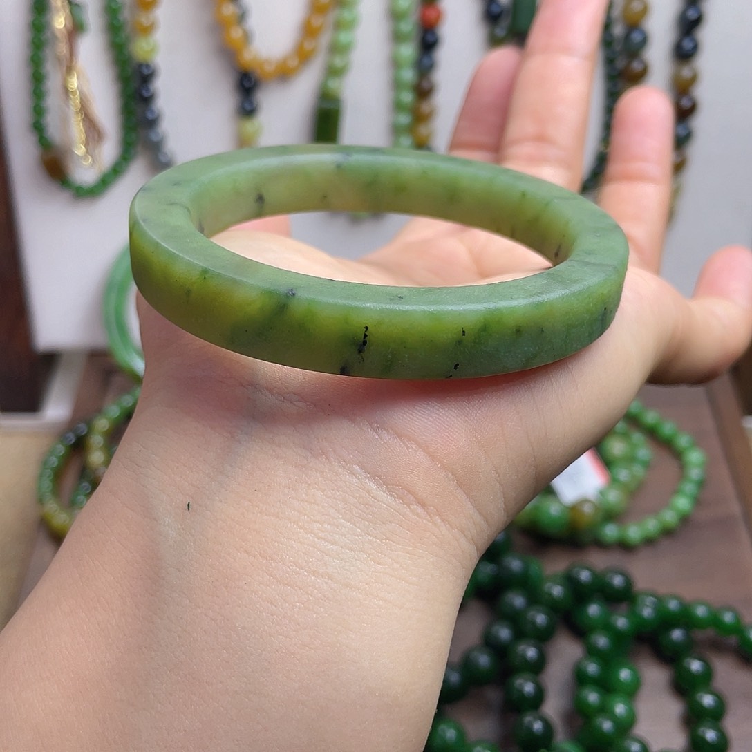 和田玉未镶嵌手链58