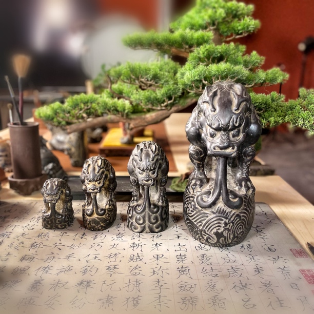 招财吸水兽旺宅貔貅中堂茶桌玄关中式摆件