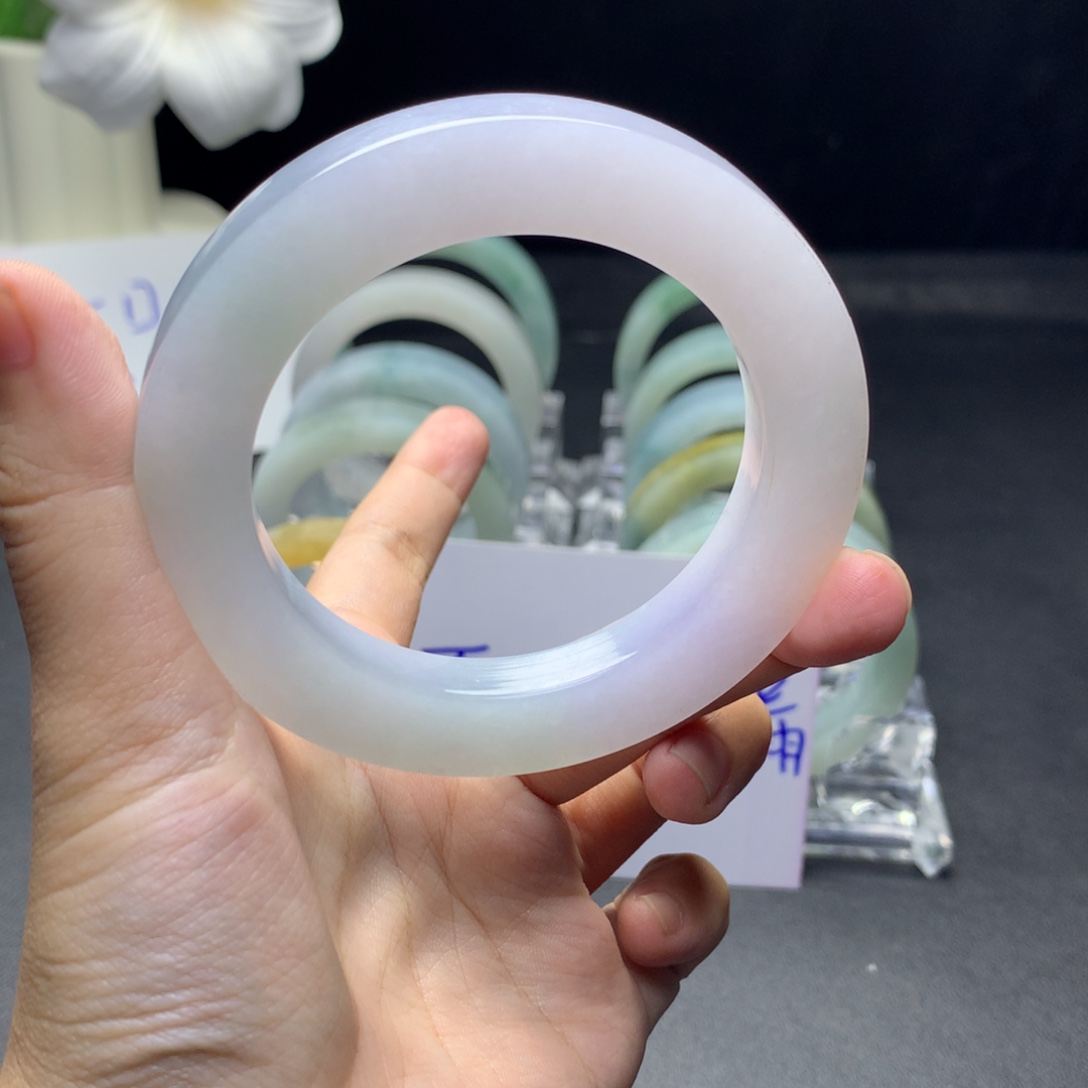 时***、定制翡翠未镶嵌翡翠手镯