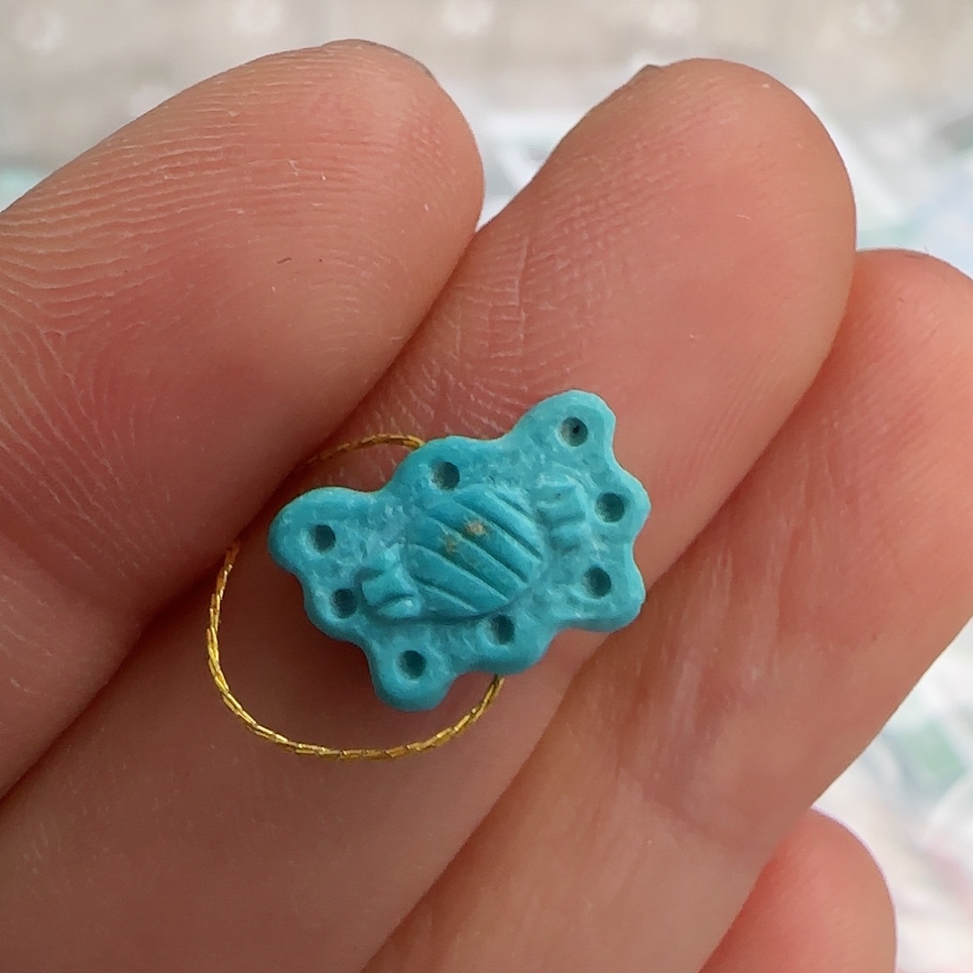 绿松石珠宝半成品未镶嵌