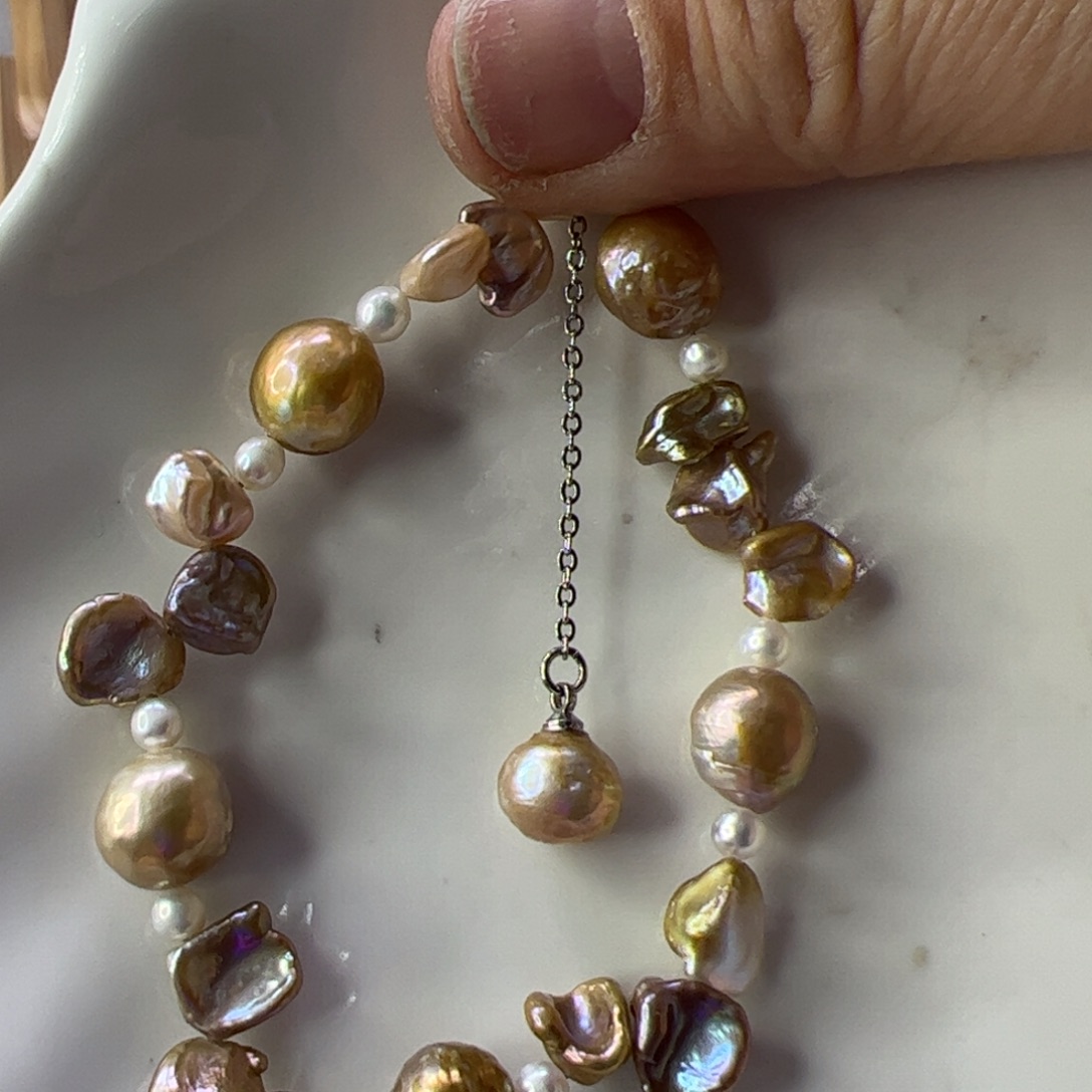 淡水珍珠合金手绳732