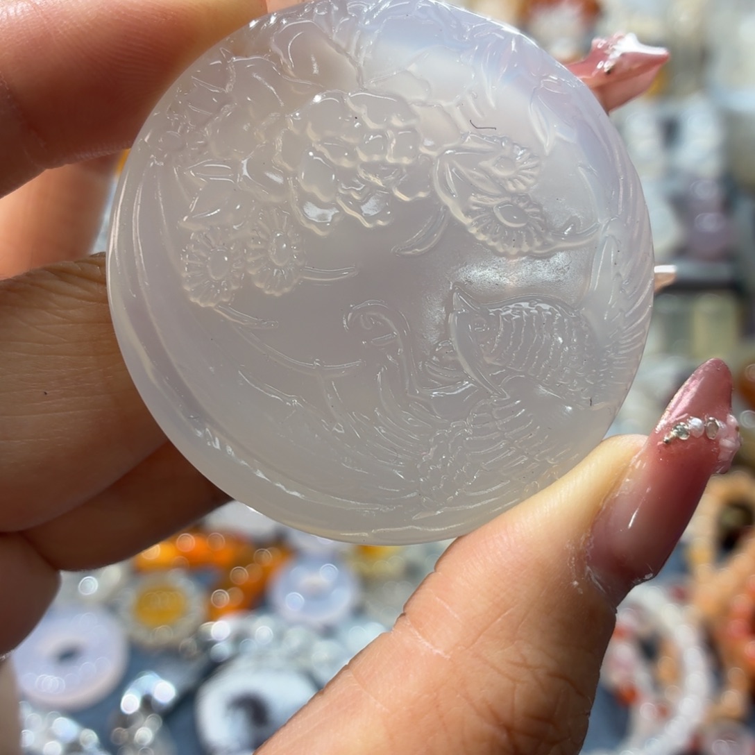 玛瑙/玉髓未镶嵌吊坠(不含链)