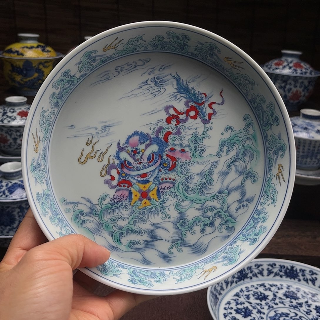 陶摆件景德镇陶瓷大壶承