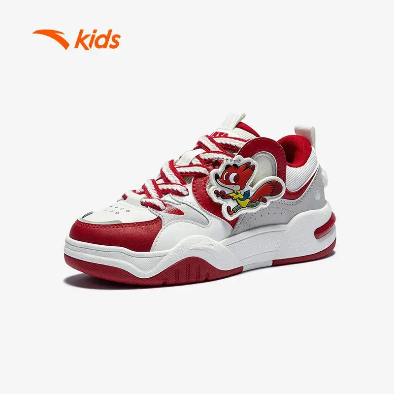 【疯狂动物城】安踏儿童2026四季款女童潮流可爱低帮帮经典运动板鞋