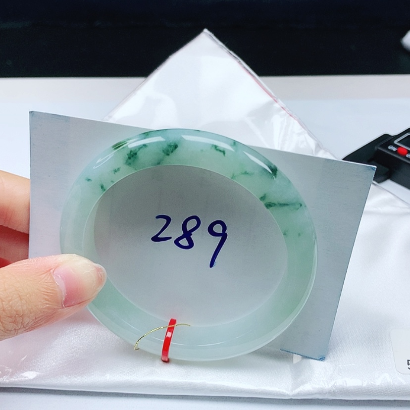 【闪购商品】翡翠未镶嵌手镯54.6圈