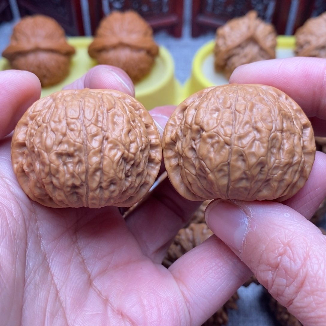 文玩核桃把件毕业精品乾隆磨38尺