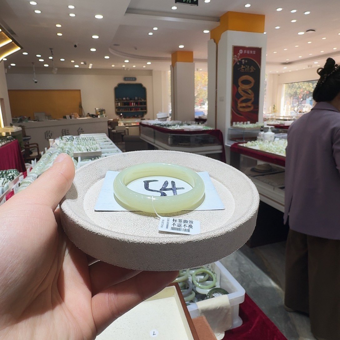 和田玉未镶嵌手镯03